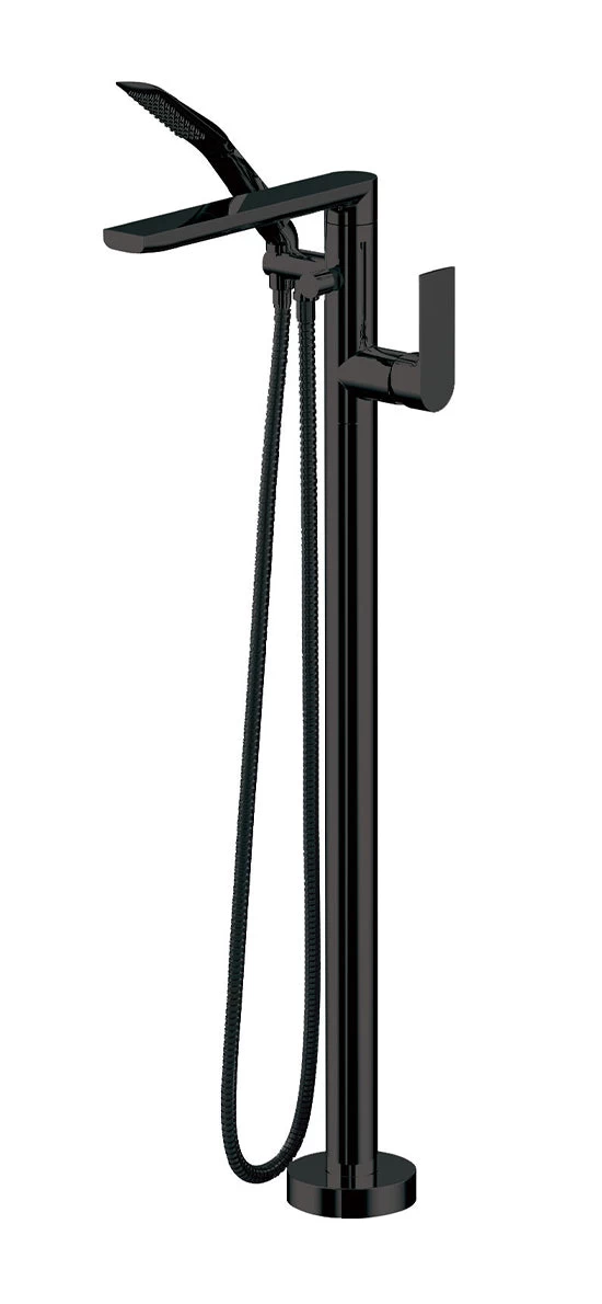 Aquabrass Floormount Tub Filler With Handshower 15084 - Image 3