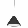 Dainolite 1 Light Incandescent Pendant Polished Chrome With Black Shade