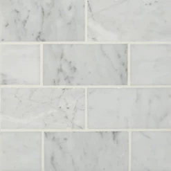 MSI Carrara White Subway Tile 3" X 6"