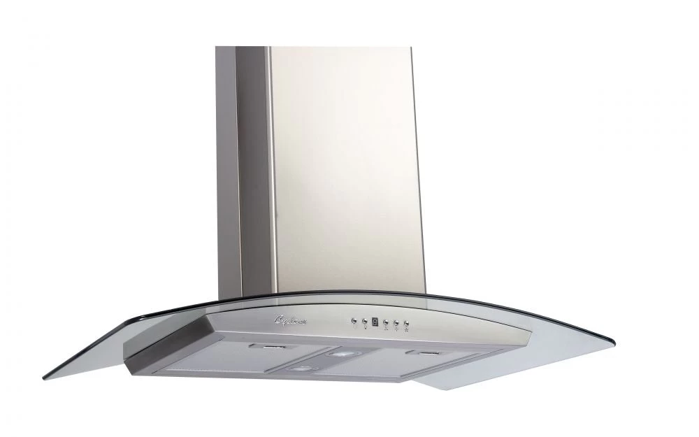 Cyclone Alito Collection SI512 36" Island Range Hood Kitchen Exhaust Fan With Mesh Filter