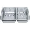 Kindred 29.87" X 18.75" Double Bowl Undermount 18 Gauge Sink Stainless Steel