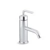 Kohler Purist Single Handle Bathroom Sink Faucet With Straight Lever Handle - Chrome