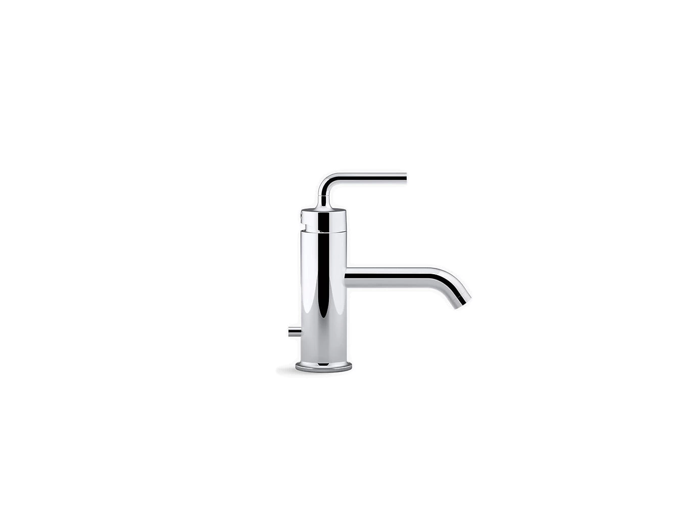 Kohler Purist Single Handle Bathroom Sink Faucet With Straight Lever Handle - Chrome - Image 2