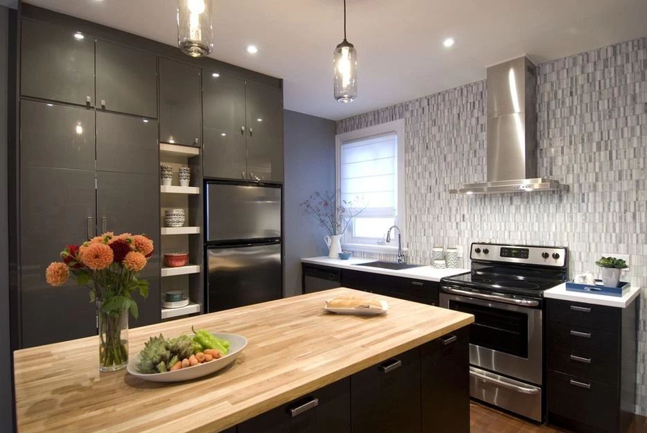 Cyclone Alito Collection SCB513 36" Wall Mount Range Hood Kitchen Exhaust Fan With Baffle Filters - Image 2