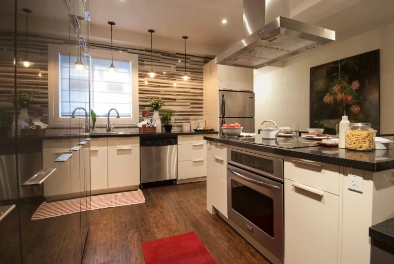 Cyclone Alito Collection SI323 30" Island Range Hood Kitchen Exhaust Fan With Mesh Filter - Image 2