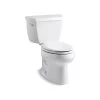 Kohler Wellworth Two Piece Elongated Dual Flush Toilet