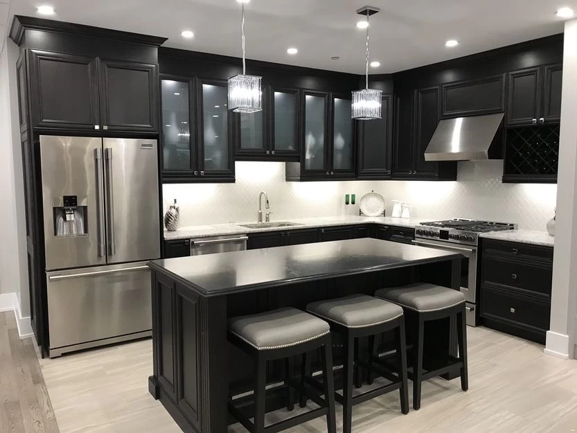 Cyclone Pro Collection PTB86 24" Undermount Wall Mount Range Hood Kitchen Exhaust Fan- Stainless Steel - Image 4