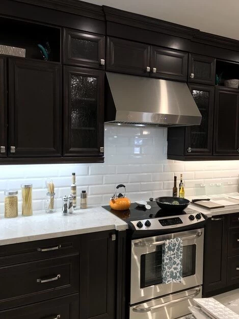 Cyclone Pro Collection PTB86 24" Undermount Wall Mount Range Hood Kitchen Exhaust Fan- Stainless Steel - Image 6