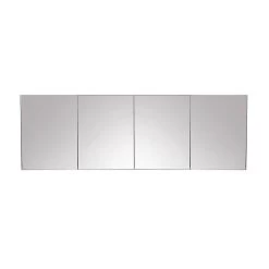 Kube Bath 80" Wide Mirrored Medicine Cabinet