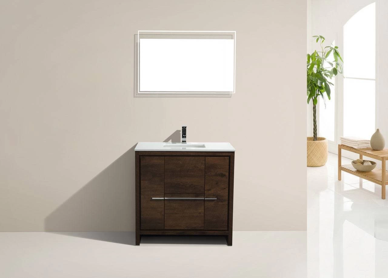 Kube Bath Dolce 36" Floor Mount Bathroom Vanity With Quartz Countertop With 2 Doors And 2 Drawers AD636 - Image 12