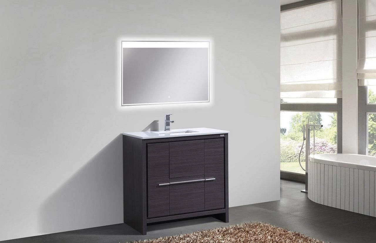 Kube Bath Dolce 36" Floor Mount Bathroom Vanity With Quartz Countertop With 2 Doors And 2 Drawers AD636 - Image 14