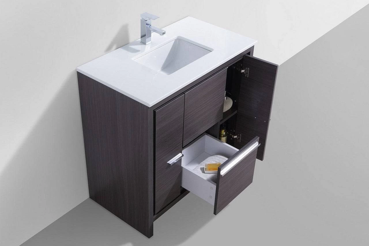 Kube Bath Dolce 36" Floor Mount Bathroom Vanity With Quartz Countertop With 2 Doors And 2 Drawers AD636 - Image 16