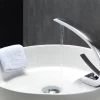 Kube Bath Aqua Arcco Single Hole Mount Bathroom Vanity Faucet