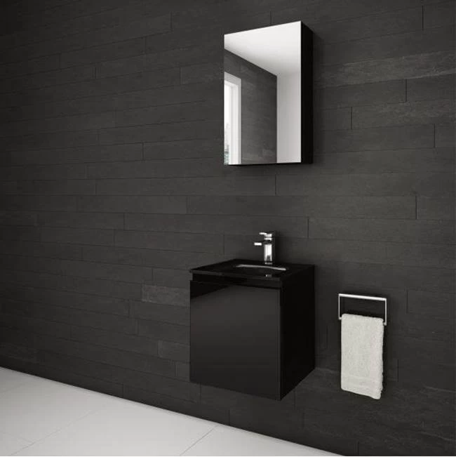 PierDeco Design AQUAMOBILIA BOX 16" Duo Vanity (Right Side Hinges)