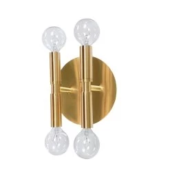 Dainolite 4 Light Incandescent Wall Sconce, Vintage Bronze