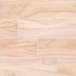 MSI Aspenwood Artic Wood Look Porcelain Tile 9" X 48"