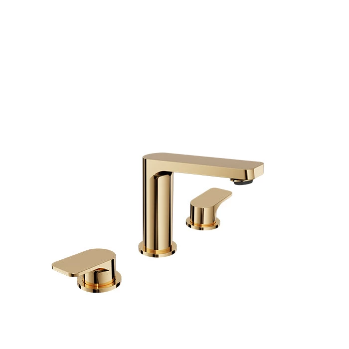 Baril Single Lever Wall-mounted Lavatory Faucet With Drain - Image 3