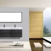 Kube Bath Bliss 72" Wall Mount / Wall Hung Modern Double Sink Bathroom Vanity With 4 Drawers Acrylic Countertop