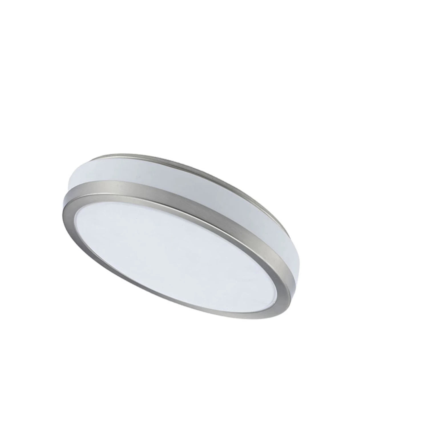 Dainolite Dimmable Ceiling Flush Mount Satin Chrome