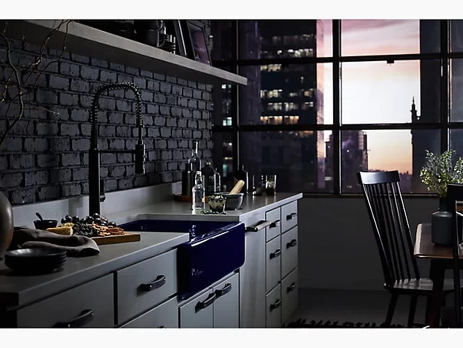 Kohler Whitehaven 34" X 21-9/16" Undermount Single Bowl Farmhouse Kitchen Sink With Tall Apron- White - Image 13