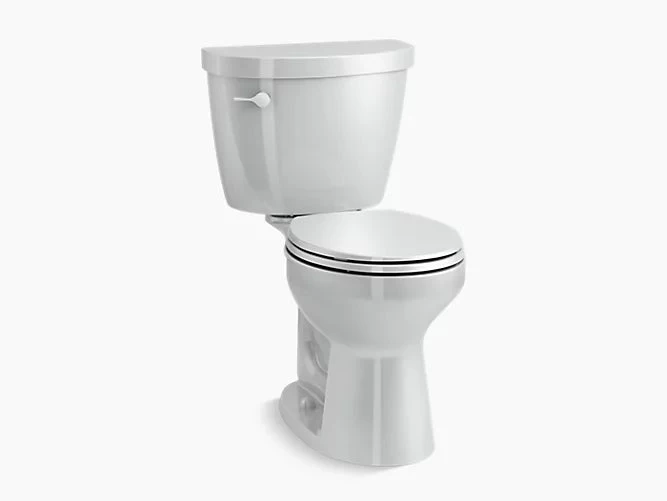 Kohler Cimarron Comfort Height Two-piece Round-front 1.28 GPF Chair Height Toilet - Image 2