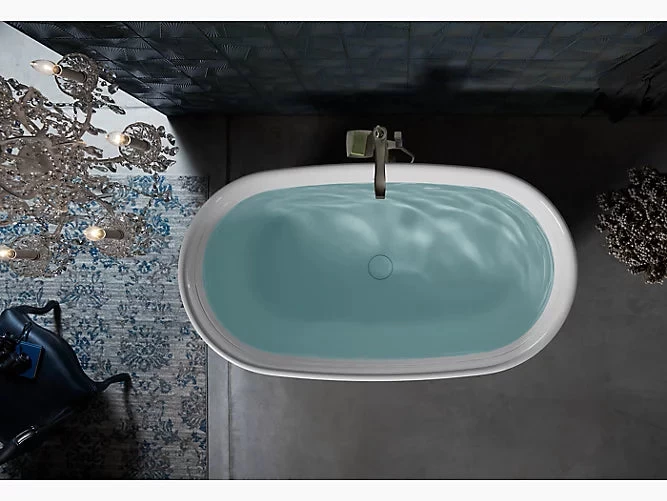 Kohler - Memoirs®66-3/16" X 36-7/16" Freestanding Bath With Center Toe-Tap Drain - Image 4