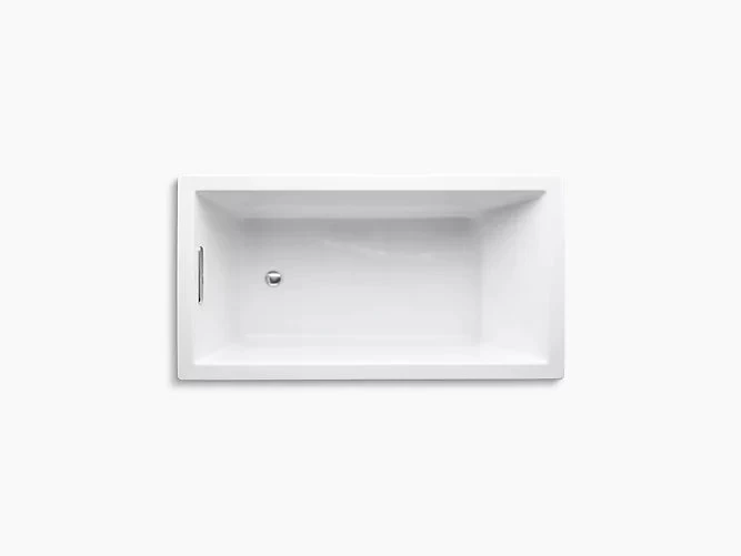 Kohler - Underscore Rectangle 60" X 32" Drop-In Bath - White - Image 2