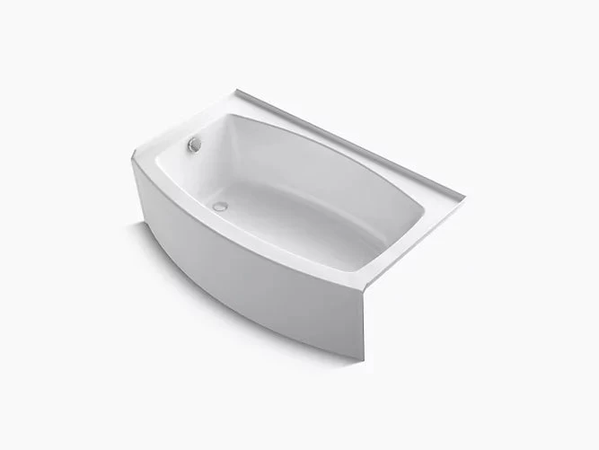 Kohler - Expanse 60" X 30" Curved Alcove Bath With Integral Flange And Left-Hand Drain - Image 2