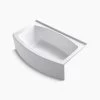 Kohler - Expanse 60" X 30" Curved Alcove Bath With Integral Flange And Right-Hand Drain