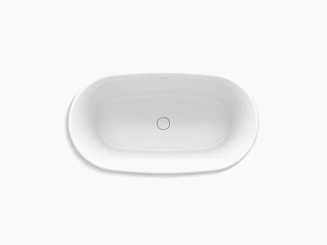 Kohler - Memoirs®66-3/16" X 36-7/16" Freestanding Bath With Center Toe-Tap Drain - Image 3