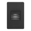 Dainolite LED 3" Indoor/Outdoor Black Step/Wall Light