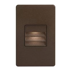 Dainolite LED 3" Indoor/Outdoor Bronze Step/Wall Light