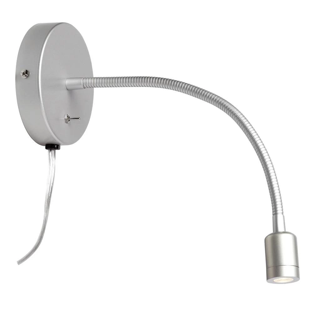Dainolite LED Wall Lamp, Silver Finish