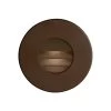 Dainolite LED 3.46" Indoor/Outdoor Bronze Step/Wall Light LED With Louver