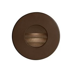 Dainolite LED 3.46" Indoor/Outdoor Bronze Step/Wall Light LED With Louver