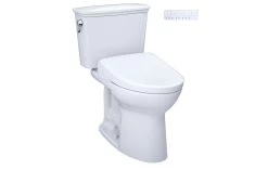 Toto Drake Transitional Two-piece Toilet With S7A Washlet Bidet Seat- 1.28 Gpf