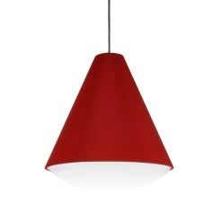 Dainolite LED Pendant Empire Shade, Red