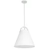 Dainolite 1 Light Emperor Pendant White With White Shade