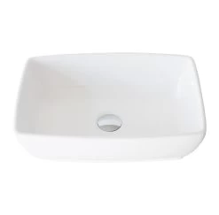 Stylish Contempo 19" X 13.38" Rectangular Vessel Bathroom Sink P-220