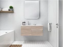 Cutler Beachwood 42" Wall Mount Bathroom Vanity