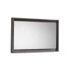 Kube Bath 40" Wide Bathroom Mirror With Shelf – Gray Oak