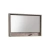Kube Bath 48" Wide Bathroom Mirror With Shelf – Nature Wood
