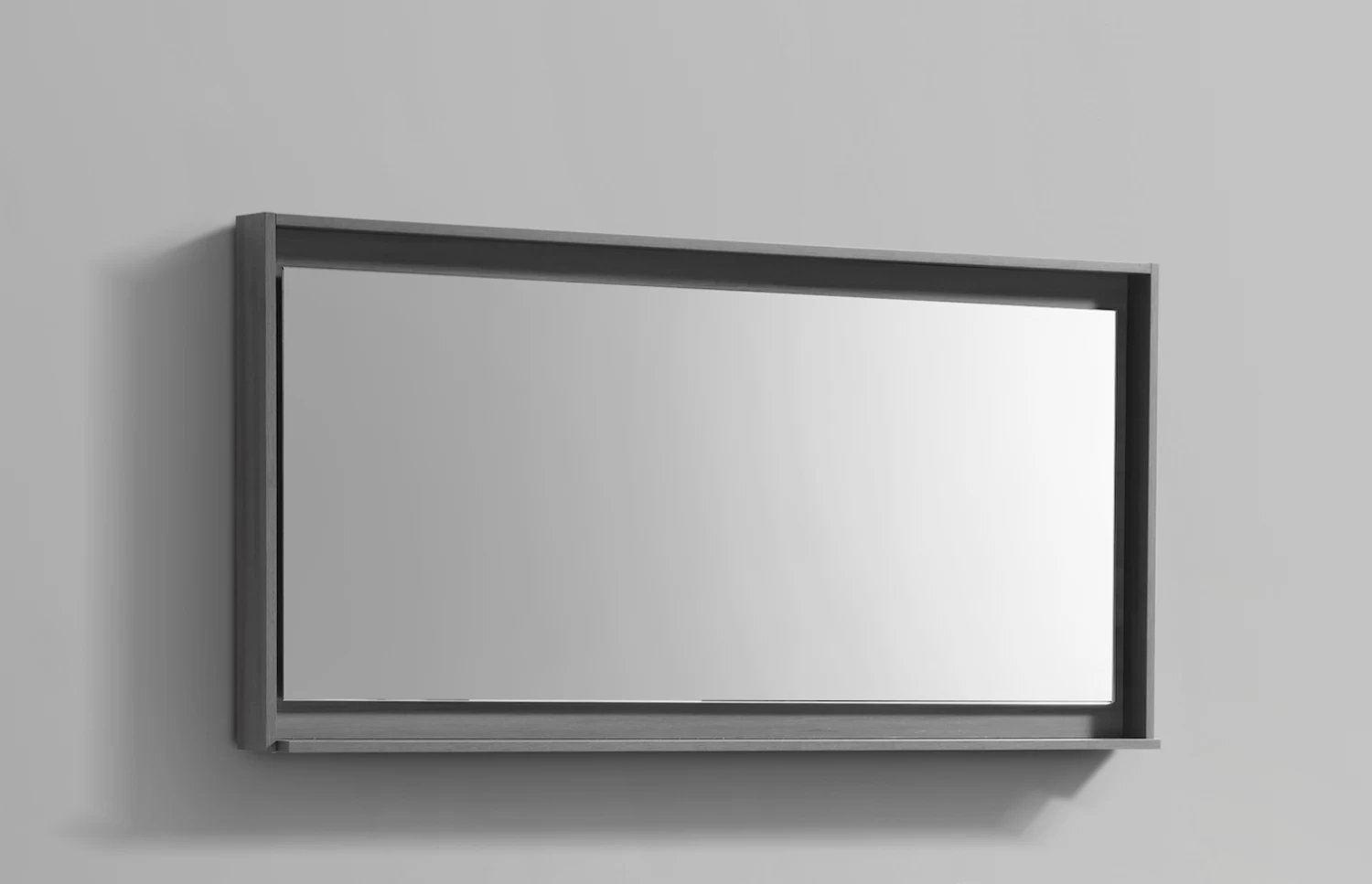 Kube Bath 60" Wide Bathroom Mirror With Shelf - Image 4