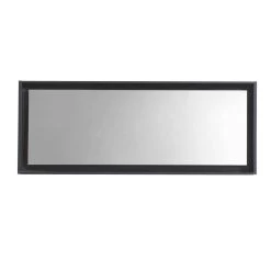 Kube Bath 70" Wide Bathroom Mirror With Shelf – Black
