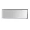Kube Bath 70" Wide Bathroom Mirror With Shelf – High Gloss White