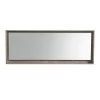 Kube Bath 70" Wide Bathroom Mirror With Shelf – Nature Wood