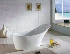 Kube Bath Victorian 68" X 28.8" X 31.3" Free Standing Bathtub