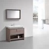 Kube Bath Levi 40" Floor Mount Single Sink Bathroom Vanity With 2 Doors And Cubby Hole