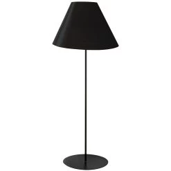 Dainolite 1 Light Tapered Floor Lamp With Black Shade