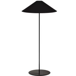 Dainolite 1 Light Floor Lamp With Black Shade